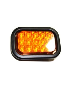 Lumière de position LED de 5" x 3" ambre 15 diodes