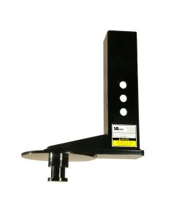 Coupleur sellette de 4" et offset de 9" (tube carré)