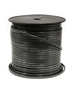 Fil à 2 brins 12 GA noir/blanc gainé plat noir 500' SMARTOW