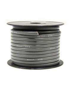 Fil à 2 brins 14 GA noir/blanc gainé plat gris 100' SMARTOW