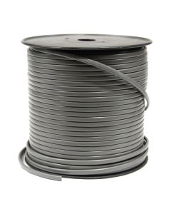 Fil à 2 brins 14 GA noir/blanc gainé plat gris 500' SMARTOW
