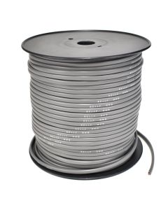 Fil 2 brins 14 GA noir/rouge gainé gris plate 500' SMARTOW