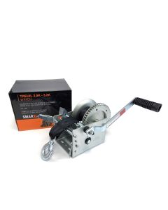 Treuil 3,2K (2 sens) avec courroie 2 1/2" x 24', 2 vitesses et frein SMARTOW