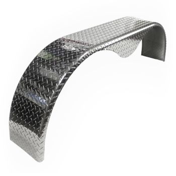 Aile double 9" x 66" aluminium strié 0,090 (jante 13"-14")