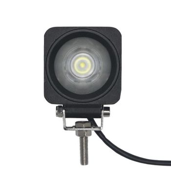 Lampe de travail LED de 2 5/8" x 2 5/8" claire 1 diode 10W