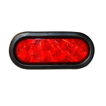 Lumière de position LED de 6 1/2" x 2 1/4" rouge 10 diodes