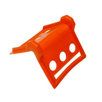 Coin de protection en plastique orange pour courroie de 5 1/2"
