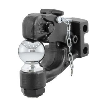 Crochet de remorquage de 10 tonnes et boule de 2 5/16" pour channel ajustable CURT