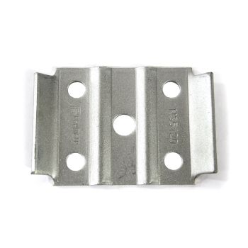 Plaque de fixation de 2 3/8" zinc pour boulon en U de 1/2"