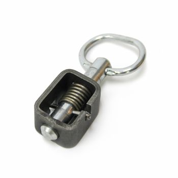 Verrou à ressort tige de 5/8" en acier zingué