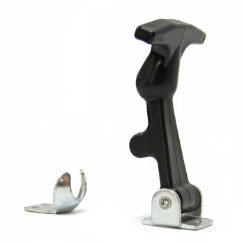 Attache capot 5" caoutchouc et acier inoxydable