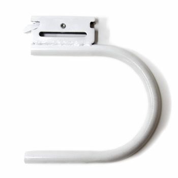 Support en U blanc pour rail série E-A