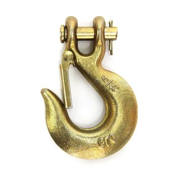 Crochet coulissant de 5/16" avec loquet 4700 lbs grade 70
