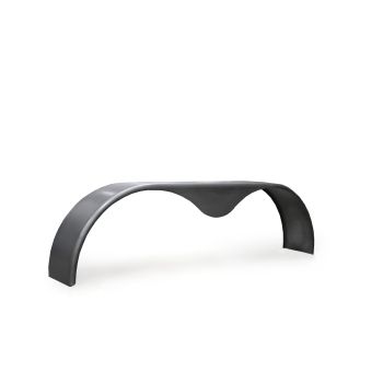 Aile double 10" x 68" en acier 14 GA (jante 15")