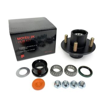 Moyeu à 4 goujons 1/2" B.C. 4" 2K cône 1 1/16" complet (en boîte) FRAMECO