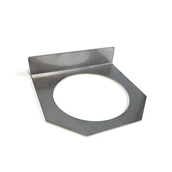 Support de lumière ronde de 4 1/4" en acier inoxydable