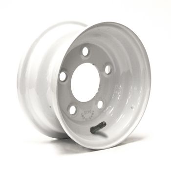 Jante 8" x 3 3/4" 5 trous 1072 lbs blanche Jante 8" x 3 3/4" 5 trous 1072 lbs blanche