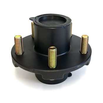 Moyeu à 5 goujons 1/2" B.C. 4,5" 2K roue 8"-12" assemblé et graissé seul FRAMECO