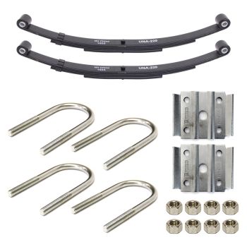 Ensemble de ressorts 4K à 2 yeux 3L 25 1/4" x 1 3/4" pour tube de 2" avec quinc.