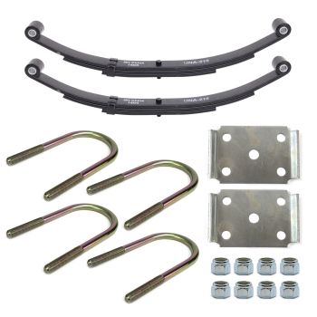 Ensemble de ressorts 3,5K à 2 yeux 3L 23 1/8" x 1 3/4" pour tube de 3" avec quinc.