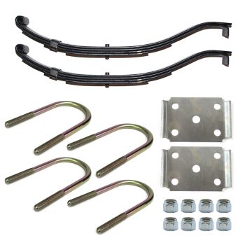 Ensemble de ressorts 3K à glissière 4L 26 1/4" x 2" pour tube de 3" avec quinc.