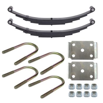 Ensemble de ressorts 5K à 2 yeux 5L 26" x 1 3/4" pour tube de 3" avec quinc.