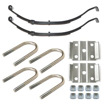 Ensemble de ressorts 1,6K à glissière 3L 24 1/2" x 1 3/4" pour tube de 2 3/8" avec quinc.