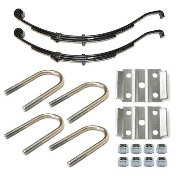 Ensemble de ressorts 3,4K à glissière 3L 24 1/2" x 1 3/4" pour tube de 2 3/8" avec quinc.