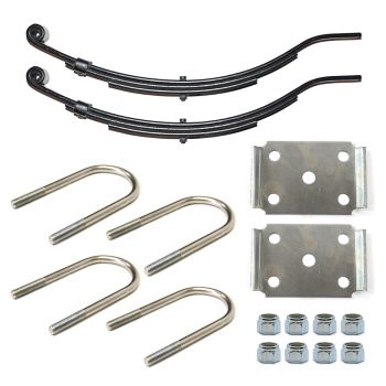 Ensemble de ressorts 3,4K à glissière 3L 24 1/2" x 1 3/4" pour tube de 3" avec quinc.