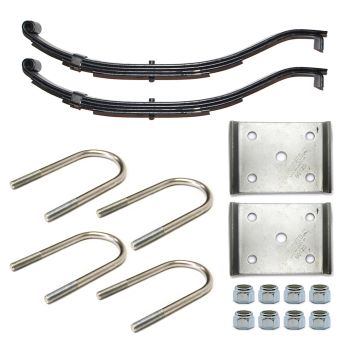 Ensemble de ressorts 3K à glissière 4L 26 1/4" x 2" pour tube 3" avec quinc.