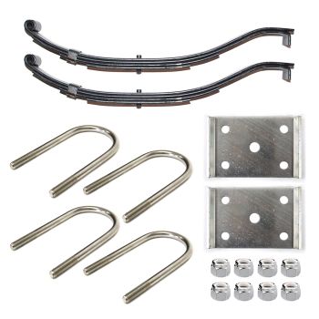 Ensemble de ressorts 3K à glissière 4L 26 1/4" x 2" pour tube 3 1/2" avec quinc.