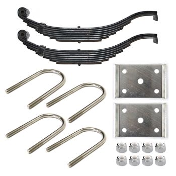 Ensemble de ressorts 8K à glissière 7L 25 1/2" x 2" pour tube 3 1/2" avec quinc.