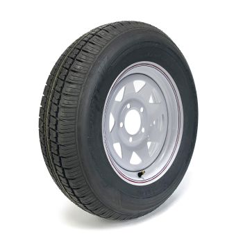 Pneu radial 205/75R14 6 plis LRC 1760 lbs Castle Rock et jante 14" 5 trous rally Pneu radial 205/75R14 6 plis LRC 1760 lbs Castle Rock et jante 14" 5 trous rally