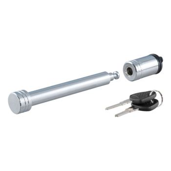 Barrure d'accouplement de 5/8" chrome avec serrure pour tube de 3" CURT