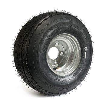Pneu 215/60-8 18 1/2" x 8 1/2" x 8" 8 plis LRD 990 lbs Roadguider et jante 8" 5 trous galvanisée Pneu 215/60-8 18 1/2" x 8 1/2" x 8" 8 plis LRD 990 lbs Roadguider et jante 8" 5 trous galvanisée