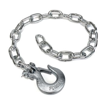 Chaîne de sécurité 1/4" x 30" 1 crochet à loquet 7,8K RAM