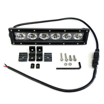 Barre de lumières LED de 11" x 3" claire 6 diodes 30W