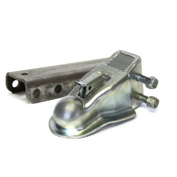 Coupleur de 2 5/16" 12K et channel long de 14K en zinc (quincaillerie incluse)