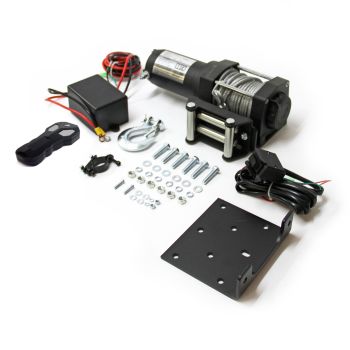 Treuil électrique 3K pour VTT télécommande avec et sans-fil (câble en acier 30')