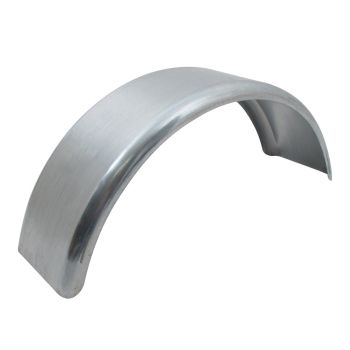 Aile simple 8" x 28" galvanisée 16 GA ronde (jante 13")