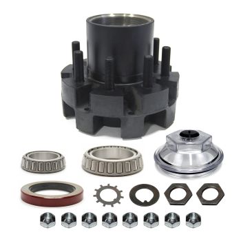 Moyeu à 8 goujons 5/8" B.C. 6,5" 10K HD complet FRAMECO