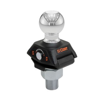 Boule amortisseur rockerball 2 5/16" x 3" 12K tige 1-1/4" x 2-7/8" emballée CURT