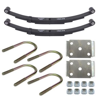 Ensemble de ressorts 5K à 2 yeux 4L 25 1/4" x 1 3/4" pour tube de 3" avec quinc.