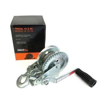 Treuil 1K (2 sens) avec câble 20' SMARTOW