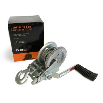 Treuil 1,4K (2 sens) avec câble 20' SMARTOW