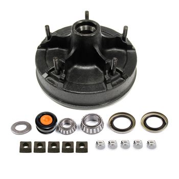 Tambour de 12" x 2" à 5 goujons 9/16" maison mobile 6K-7K complet DEXTER