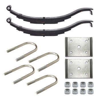 Ensemble de ressorts 7K à glissière 5L 25 1/2" x 2" pour tube 3" avec quinc.