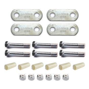 Quincaillerie simple 2K-3,5K avec liens mobiles longs et bushings de nylon sans main d'attache