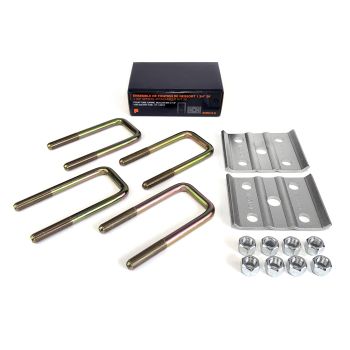 Ensemble de fixation de ressort 1 3/4" pour essieu 2K pour tube carré boulon en U 1/2" (en boîte) FRAMECO