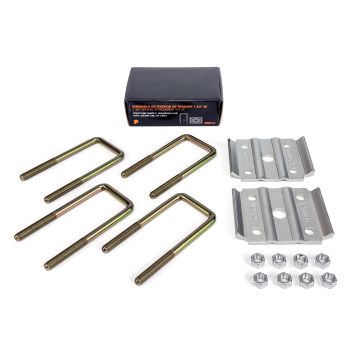 Ensemble de fixation de ressort 1 3/4" pour essieu 2K pour tube carré (en boîte) FRAMECO